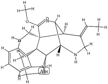 4,5-Secoakuammilan-17-oic acid, 2,5-epoxy-1,2-dihydro-16-(hydroxymethy l)-, methyl ester, (2alpha,16S)-