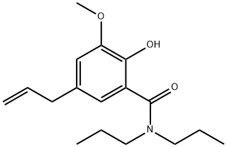 2-Hydroxy-3-methoxy-5-(2-propenyl)-N,N-dipropylbenzamide