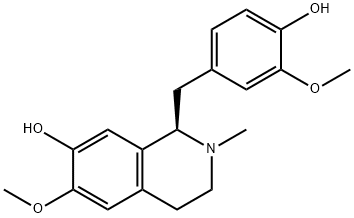 [1R,(-)]-1,2,3,4-Tetrahydro-1-[(4-hydroxy-3-methoxyphenyl)methyl]-6-methoxy-2-methylisoquinoline-7-ol