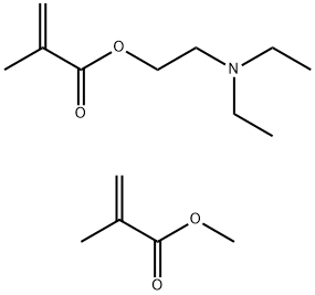 2-Propenoic acid, 2-methyl-, 2-(diethylamino)ethyl ester, polymer with methyl 2-methyl-2-propenoate