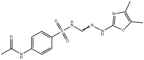 N-[4-[[[[(4,5-dimethyloxazol-2-yl)amino]iminomethyl]amino]sulphonyl]phenyl]acetamide