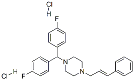 1-[bis(4-fluorophenyl)methyl]-4-cinnamylpiperazine dihydrochloride