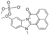 10-methoxy-13-methyl-7-oxo-7H-benzimidazo[2,1-a]benz[de]isoquinolinium methyl sulphate