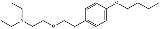 2-[2-(4-butoxyphenyl)ethoxy]-N,N-diethyl-ethanamine