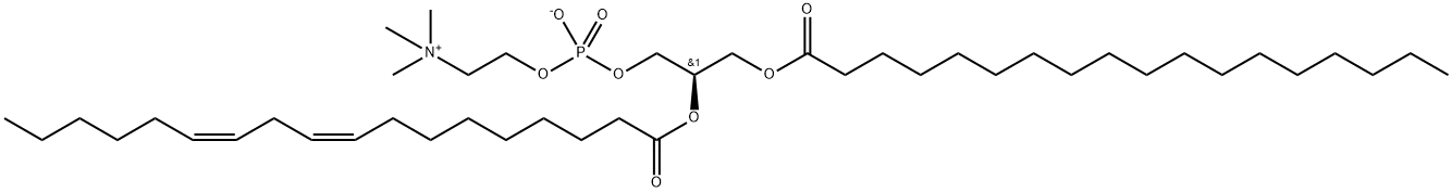 1-STEAROYL-2-LINOLEOYL-SN-GLYCERO-3-PHOSPHOCHOLINE;18:0-18:2 PC