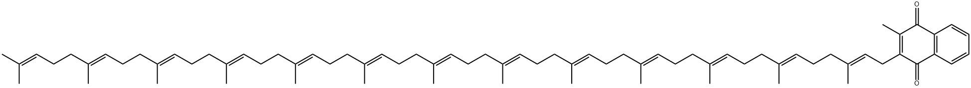 2-Methyl-3-[(2E,6E,10E,14E,18E,22E,26E,30E,34E,38E,42E,46E)-3,7,11,15,19,23,27,31,35,39,43,47,51-tridecamethyl-2,6,10,14,18,22,26,30,34,38,42,46,50-dopentacontatridecenyl]-1,4-naphthalenedione