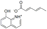 8-hydroxyquinolinium (E,E)-hexa-2,4-dienoate