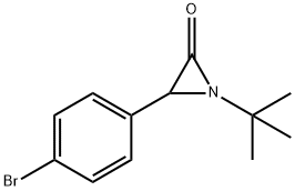 3-(p-Bromophenyl)-1-tert-butylaziridin-2-one