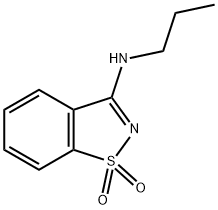 3-(Propylamino)-1,2-benzisothiazole 1,1-dioxide