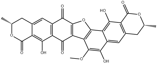 (3R)-3,4,12,13-Tetrahydro-6,9,17-trihydroxy-7-methoxy-3α,12α-dimethyl-1H,8H-furo[2'',3'':6,7:4'',5'':7',8']dinaphtho[2,3-c:2',3'-c']dipyran-1,8,10,15-tetrone