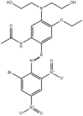 N-[5-[bis(2-hydroxyethyl)amino]-2-[(2-bromo-4,6-dinitrophenyl)azo]-4-ethoxyphenyl]acetamide