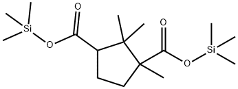 1,2,2-Trimethyl-1,3-cyclopentanedicarboxylic acid bis(trimethylsilyl) ester