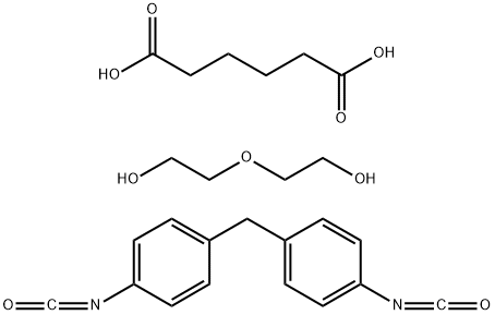 己二酸与1,1'-亚甲基双(4-异氰酸根合苯)和2,2'-氧双(乙醇)的聚合物