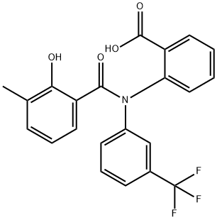 Benzoic  acid,  2-[(2-hydroxy-3-methylbenzoyl)[3-(trifluoromethyl)phenyl]amino]-