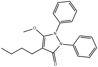 4-Butyl-1,2-diphenyl-3-methoxy-3-pyrazolin-5-one