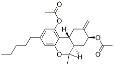 (6aR,8S,10aR)-6a,7,8,9,10,10a-Hexahydro-6,6-dimethyl-9-methylene-3-pentyl-6H-dibenzo[b,d]pyran-1,8-diol diacetate