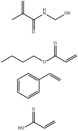 2-Propenoic acid, polymer with butyl 2-propenoate, ethenylbenzene and N-(hydroxymethyl)-2-methyl-2-propenamide