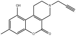 1,2,3,4-Tetrahydro-10-hydroxy-8-methyl-3-(2-propynyl)-5H-[1]benzopyrano[3,4-c]pyridin-5-one