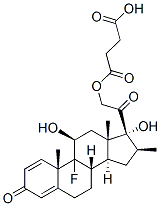9-fluoro-11beta,17,21-trihydroxy-16beta-methylpregna-1,4-diene-3,20-dione 21-(hydrogen succinate)