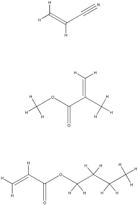 2-甲基-2-丙烯酸甲酯与2-丙烯酸丁酯和2-丙烯腈的聚合物