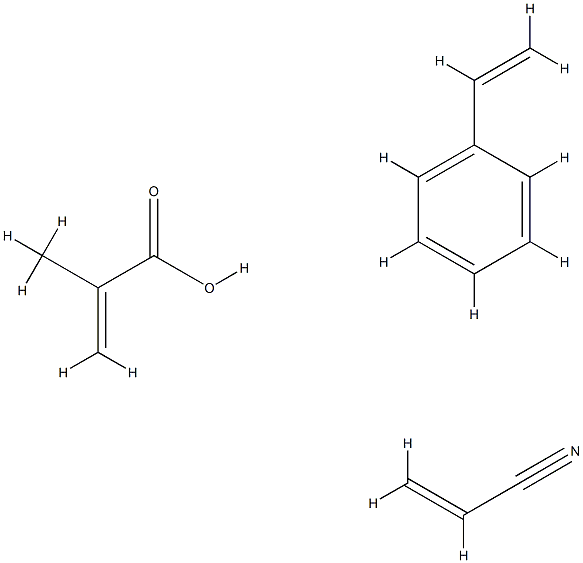 2-甲基-2-丙烯酸与乙烯基苯和2-丙烯腈的聚合物(9CL)