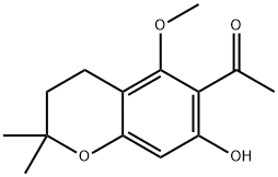 3,4-Dihydro-2,2-dimethyl-5-methoxy-6-acetyl-2H-1-benzopyran-7-ol
