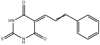 1,2-Dihydro-2-(thioxo)-5-(3-phenyl-2-propene-1-ylidene)pyrimidine-4,6(3H,5H)-dione