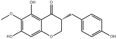 (-)-2,3-Dihydro-5,7-dihydroxy-3-[(4-hydroxyphenyl)methyl]-6-methoxy-4H-1-benzopyran-4-one