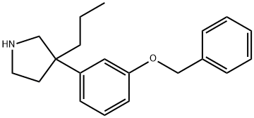 3-[m-(Benzyloxy)phenyl]-3-propylpyrrolidine