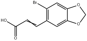 2-溴-4,5-亚甲基二氧肉桂酸
