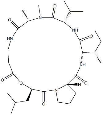 N-[N-[(2R)-1-Oxo-2-hydroxy-4-methylpentyl]-L-Pro-L-Ile-L-Val-N-methyl-L-Ala-]-β-alanine lactone