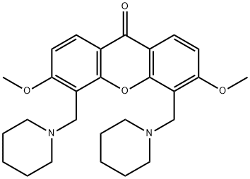 4,5-Bis(piperidinomethyl)-3,6-dimethoxy-9H-xanthen-9-one