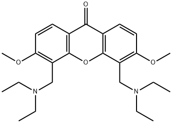 4,5-Bis[(diethylamino)methyl]-3,6-dimethoxy-9H-xanthen-9-one