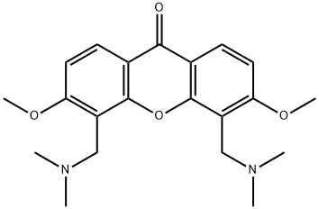 4,5-Bis[(dimethylamino)methyl]-3,6-dimethoxy-9H-xanthen-9-one