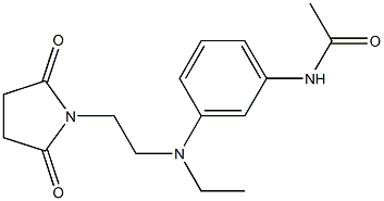 N-[3-[[(2,5-dioxo-1-pyrrolidinyl)ethyl]ethylamino]phenyl]acetamide