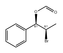 Benzyl alcohol, .alpha.-(1-bromoethyl)-, formate, threo-