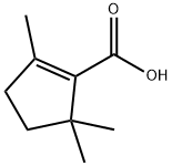 1-Cyclopentene-1-carboxylic acid, 2,5,5-trimethyl- (9CI)