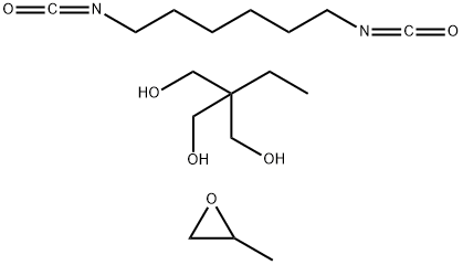 2-乙基-2-(羟甲基)-1,3-丙二醇与1,6-二异氰酸根合己烷和甲基环氧乙烷的聚合物