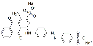 disodium 1-amino-9,10-dihydro-9,10-dioxo-4-[4-[(4-sulphonatophenyl)azo]anilino]anthracene-2-sulphonate