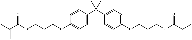 (1-methylethylidene)bis(4,1-phenyleneoxy-3,1-propanediyl) bismethacrylate