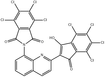 3,4,5,6-tetrachloro-N-[2-(4,5,6,7-tetrachloro-3-hydroxy-1-oxo-1H-inden-2-yl)-8-quinolyl]phthalimide