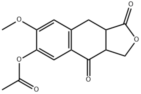 3,3a,9,9a-Tetrahydro-6-hydroxy-7-methoxynaphtho[2,3-c]furan-1,4-dione acetate