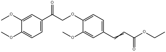 3-[4-[2-(3,4-DIMETHOXYPHENYL)-2-OXOETHOXY]-3-METHOXYPHENYL]-2-PROPENOIC ACID ETHYL ESTER