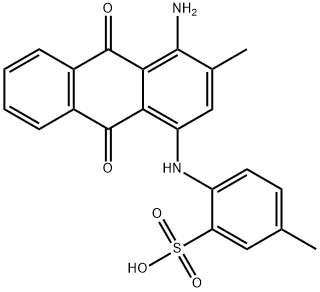 4-[(4-amino-9,10-dihydro-3-methyl-9,10-dioxo-1-anthryl)amino]toluene-3-sulphonic acid