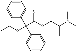 Diphenylethoxyacetic acid 2-(dimethylamino)propyl ester