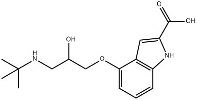 4-(3-tert-butylamino-2-hydroxypropoxy)-2-carboxyindole