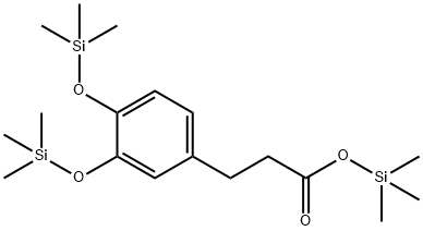 3,4-Di(trimethylsiloxy)hydrocinnamic acid trimethylsilyl ester
