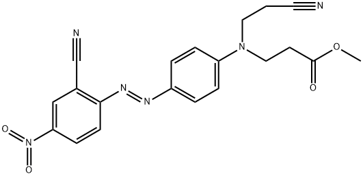 methyl N-(2-cyanoethyl)-N-[4-[(2-cyano-4-nitrophenyl)azo]phenyl]-beta-alaninate
