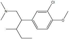 3-Chloro-4-methoxy-N,N-dimethyl-β-(1-methylpropyl)benzeneethanamine