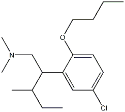 2-Butoxy-5-chloro-N,N-dimethyl-β-(1-methylpropyl)benzeneethanamine